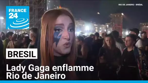 Brésil : Lady Gaga enflamme Rio de Janeiro avec un concert gratuit • FRANCE 24