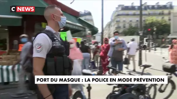 Port du masque : la police en mode prévention