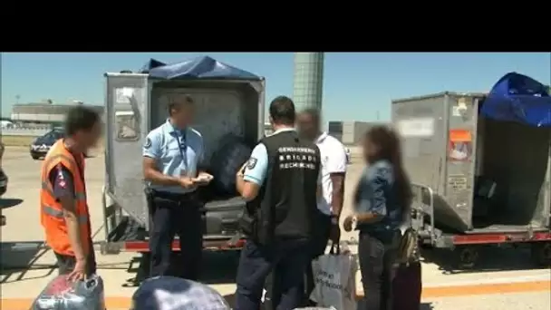 Gendarmerie : bagages suspects, fouille sur le tarmac