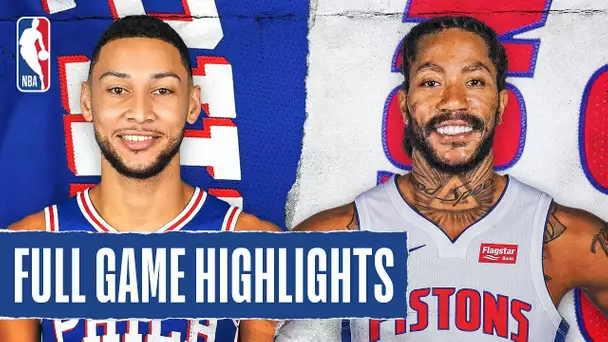 76ERS at PISTONS | FULL GAME HIGHLIGHTS | December 23, 2019