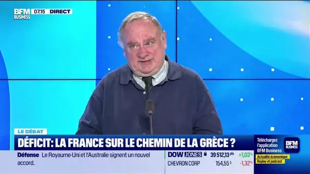 Nicolas Doze face à Jean-Marc Daniel : Déficit, la France sur le chemin de la Grèce ?