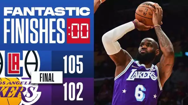 Final 1:46 WILD ENDING Lakers vs Clippers 🍿🍿