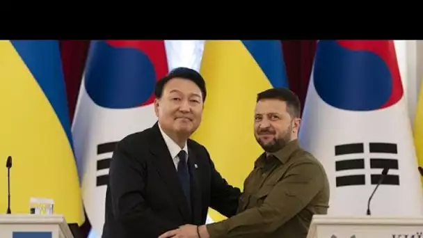 En visite surprise à Kyiv, le président sud-coréen promet d'augmenter son aide à l'Ukraine