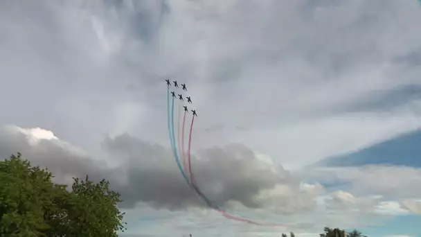 Eurockéennes : survol de la Patrouille de France