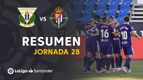 Resumen CD Leganés vs Real Valladolid (1-2)