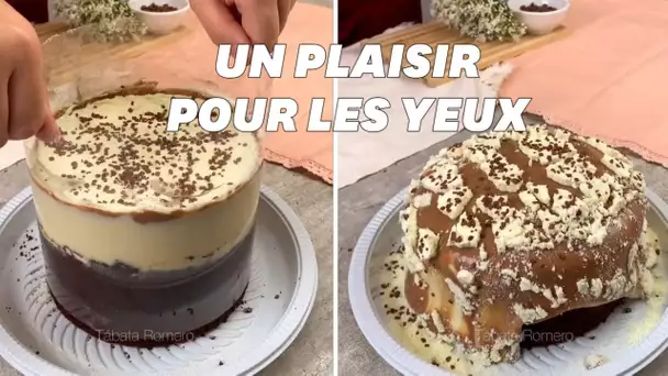 Le "pull me up cake", le rêve de tous les fans de chocolat fondant