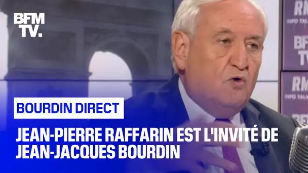 Jean-Pierre Raffarin face à Jean-Jacques Bourdin en direct