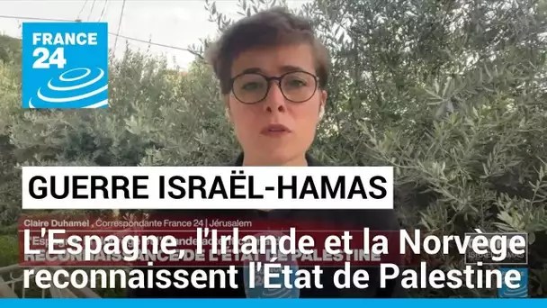 L'Espagne, l'Irlande et la Norvège vont reconnaître l'État de Palestine • FRANCE 24