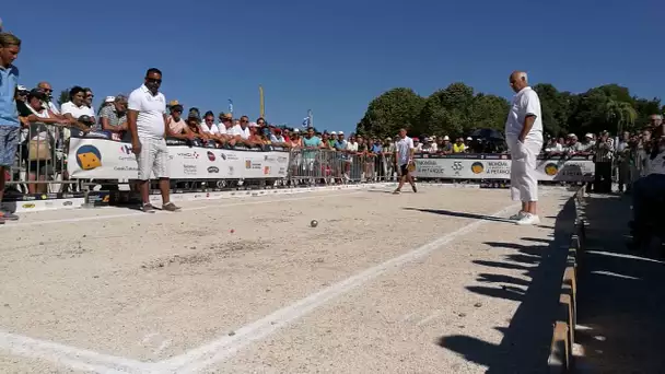 Mondial à pétanque : le tir de Sony Berth