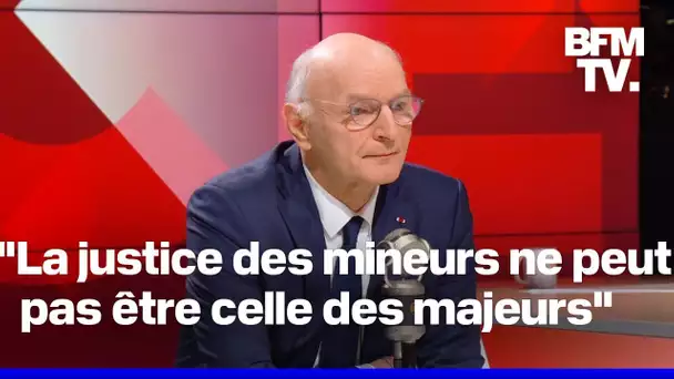 Excuse de minorité, budget.. L'interview en intégralité du garde des Sceaux Didier Migaud