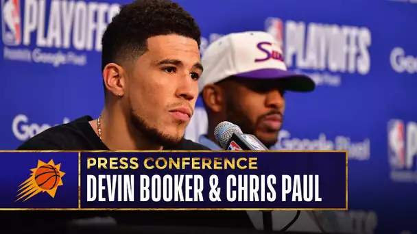 Chris Paul & Devin Booker Post Game Presser | Mavericks vs Suns, Game 3