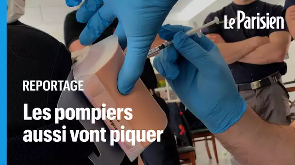 Vaccinodromes : les pompiers de Paris formés à piquer