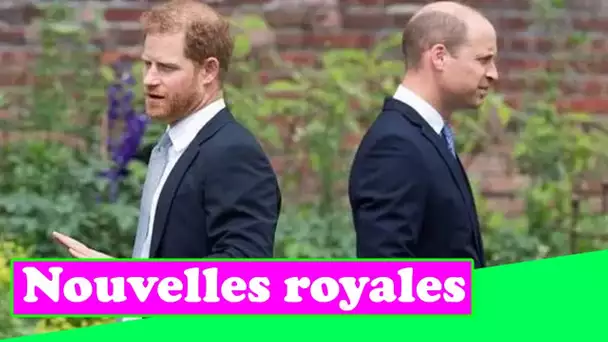 «Aucune vraie raison» pour que le prince William et le prince Harry se remettent ensemble jusqu'au j