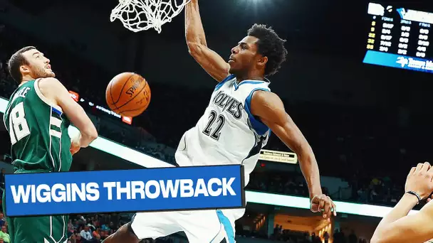 Andrew Wiggins Has Been Throwing Down Dunks Since He Came In The League!