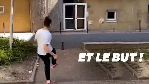 Le challenge footballistique de la "fenêtre d'Evry" revient en force sur les réseaux sociaux