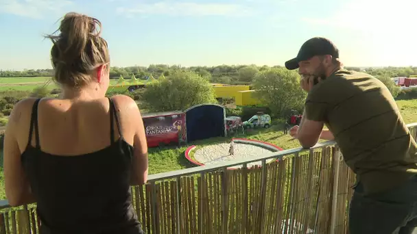 Confinement : à Ploufragan, un spectacle de cirque gratuit depuis son balcon
