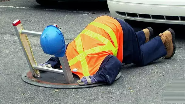 Accident de travail pris sur la caméra