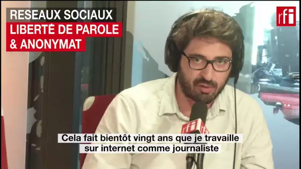 Réseaux sociaux, liberté de parole & anonymat.