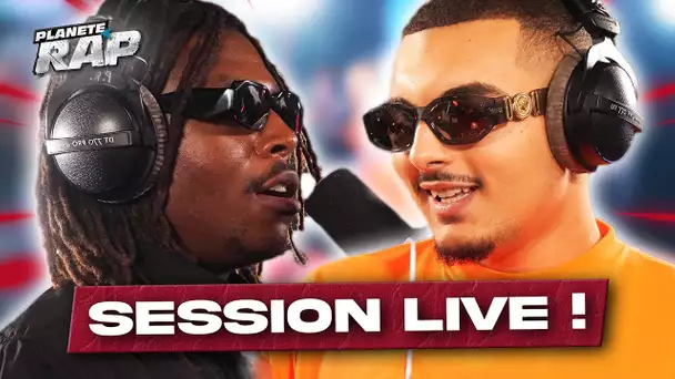 SESSION FREESTYLE avec RK, Koba LaD & Franglish ! #PlanèteRap