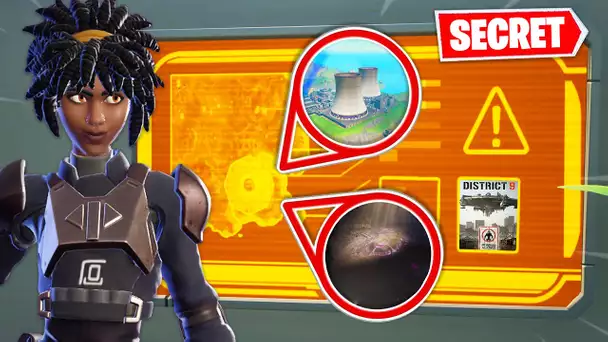 UN OVNI TROUVE SOUS STEAMY STACKS + NOUVEAU PARTENARIAT FORTNITE X DISTRICT 9 ! (SECRET SAISON 7)