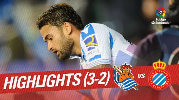 Highlights Real Sociedad vs RCD Espanyol (3-2)