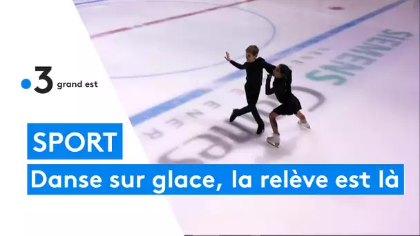 Dania et Théo, deux jeunes espoirs de la danse sur glace