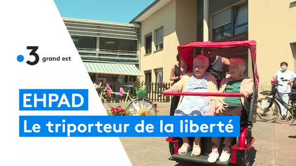 Un triporteur pour les personnes âgées de la maison de retraite de Wassy