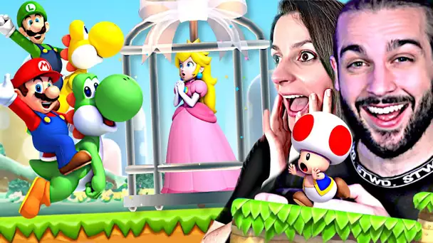 MARIO DOIT SAUVER PRINCESSE PEACH ! (New SUPER MARIO BROS Wii)