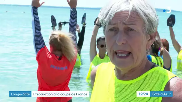 Entraînement à Juan-Les-Pins pour les meilleurs pratiquants de longe-côte