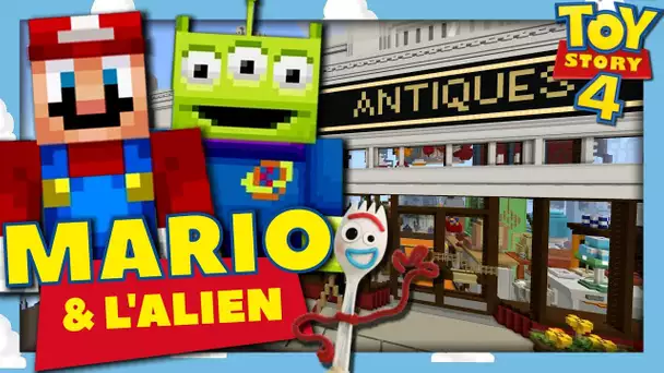 ON DÉCOUVRE LA MONDE DE TOY STORY 4 ! | MARIO ET L'ALIEN MINECRAFT TOY STORY EPISODE 5