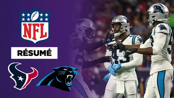 Résumé NFL : Les Panthers confirment leur bon début de saison contre les Texans !