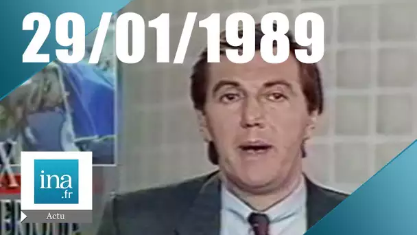 20h Antenne 2 du 29 janvier 1989 | Le Prix d'Amérique | Archive INA