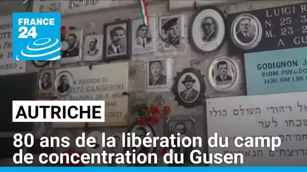 Autriche : 80 ans de la libération du camp de concentration du Gusen • FRANCE 24