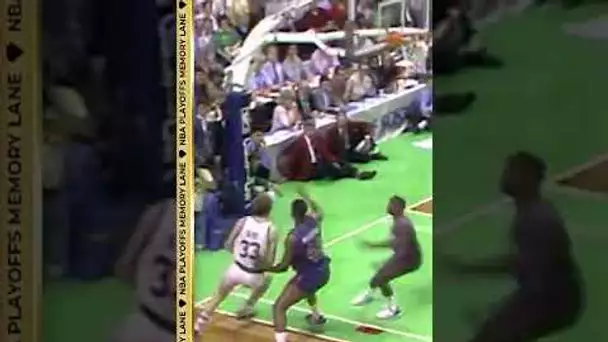 May 26, 1987 Larry Bird stole the ball & found Dennis Johnson for the layup to WIN Game 5!