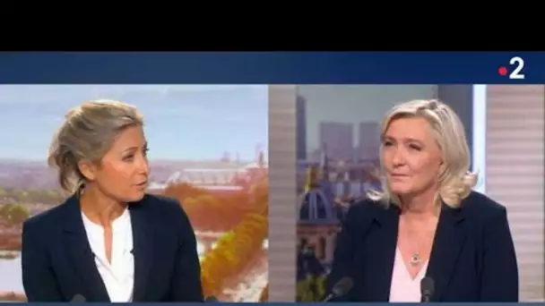 Anne-Sophie Lapix (JT 20H) : mise en péril sur France 2, sanctionnée par Marine Le Pen