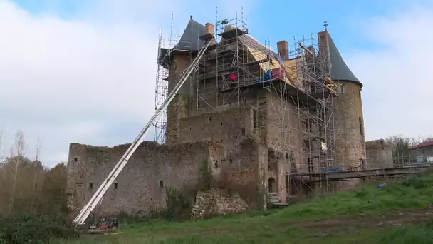 Une formation pour rénover les bâtiments anciens au château de Glénay dans les Deux-Sèvres