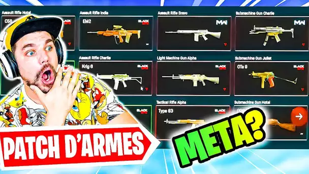 NOUVEAU PATCH D'ARMES (MAJ WARZONE mi-saison 5)