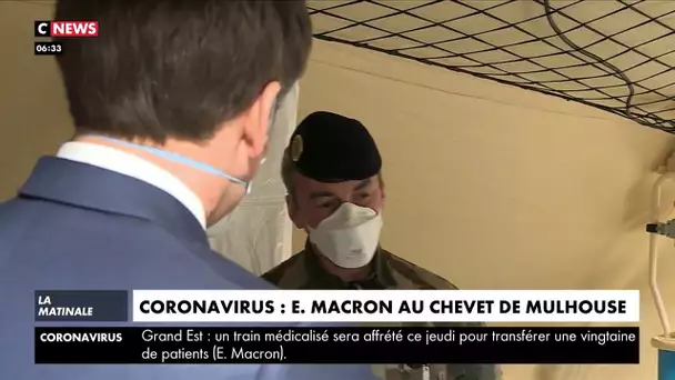 Coronavirus : Emmanuel Macron au chevet de Mulhouse