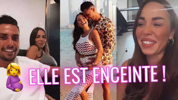 STÉPHANIE DURANT, enceinte, elle réagit avec THÉO !