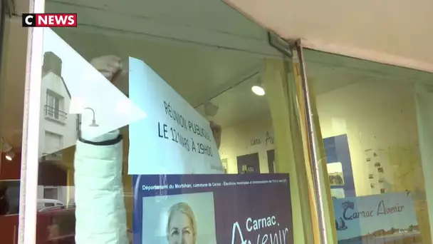 Coronavirus : à Carnac, les candidats s'organisent pour continuer la campagne