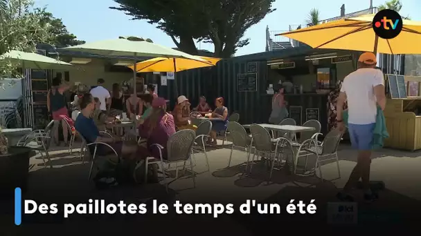 Des paillotes le temps d'un été