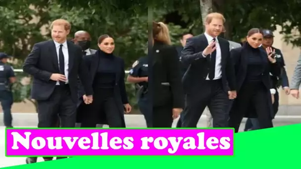 Meghan Markle et Harry se tiennent la main à New York pour leur première visite publique depuis leur