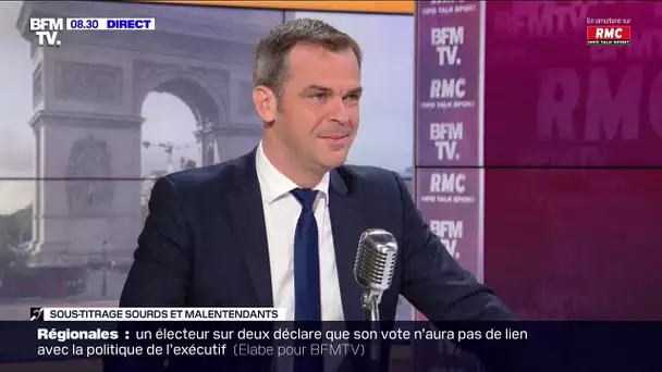 Olivier Véran face à Jean-Jacques Bourdin sur RMC et BFMTV