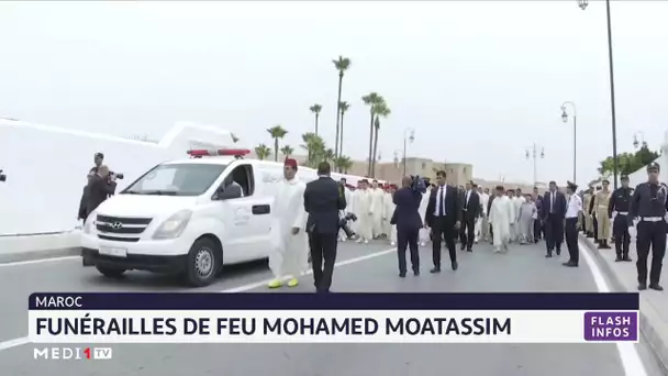 Funérailles de feu Mohamed Moatassim en présence du Prince Moulay Rachid