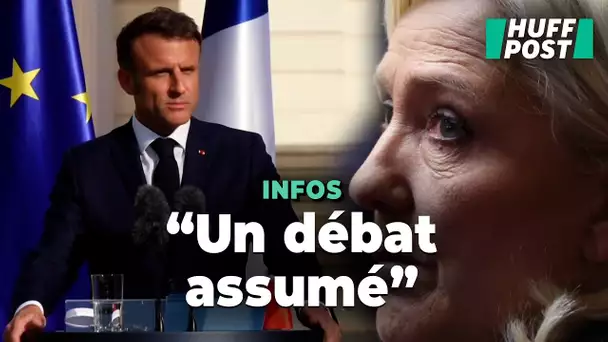 Emmanuel Macron veut débattre avec Marine Le Pen mais pas avec Raphaël Glucksmann et s’en explique