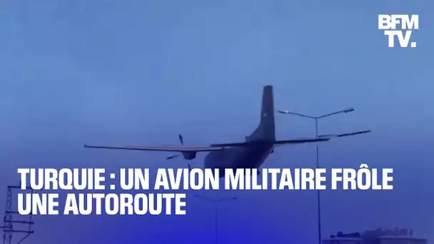 Turquie: un avion militaire sème la panique en frôlant une autoroute