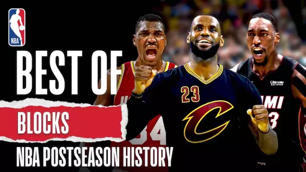 Best Of Blocks NBA Postseason History!