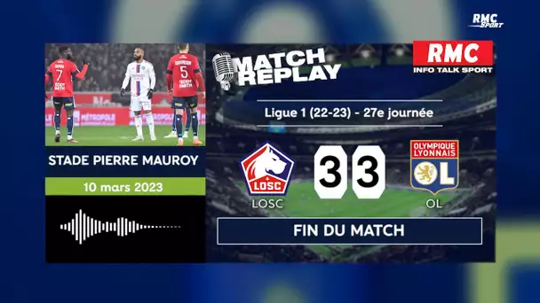 LOSC 3-3 OL : Triplé de David, doublé de Lacazette… Le goal replay d’un match nul démentiel