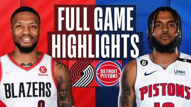 TRAIL BLAZERS at PISTONS | FULL GAME HIGHLIGHTS | March 6, 2023
