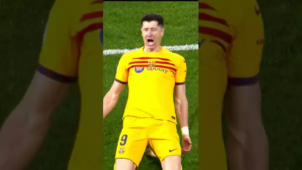 LEWANDOWSKI in second attempt! 🥅 #lewandowski #penalty #barça